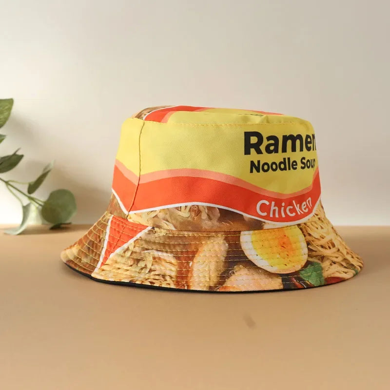 Rainbow Love Printed Reversible Bucket Hat European and American Men Fashionable Versatile Basin Hat Outdoor Sunshade Hat Women