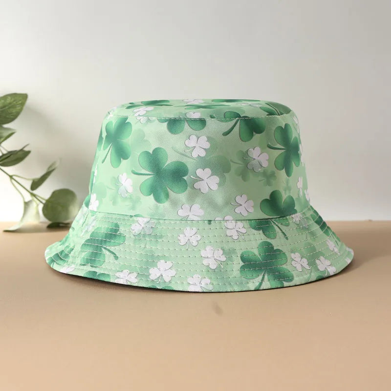 Rainbow Love Printed Reversible Bucket Hat European and American Men Fashionable Versatile Basin Hat Outdoor Sunshade Hat Women