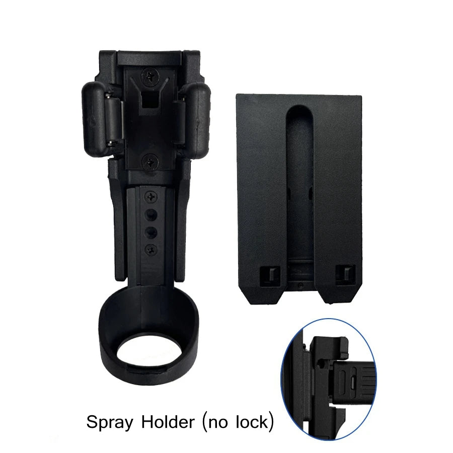 Tactical Pepper Spray Holster Polymer Duty OC Spray Holder 360 Rotating Quick Draw Pepper Pouch for MK4 Pepper Spray